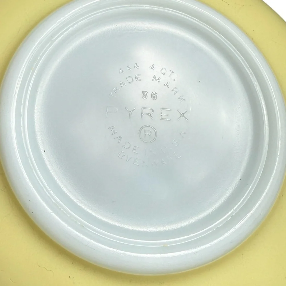 Vintage PYREX 36 Gooseberry Cinderella Mixing Bowl – Yellow & Black